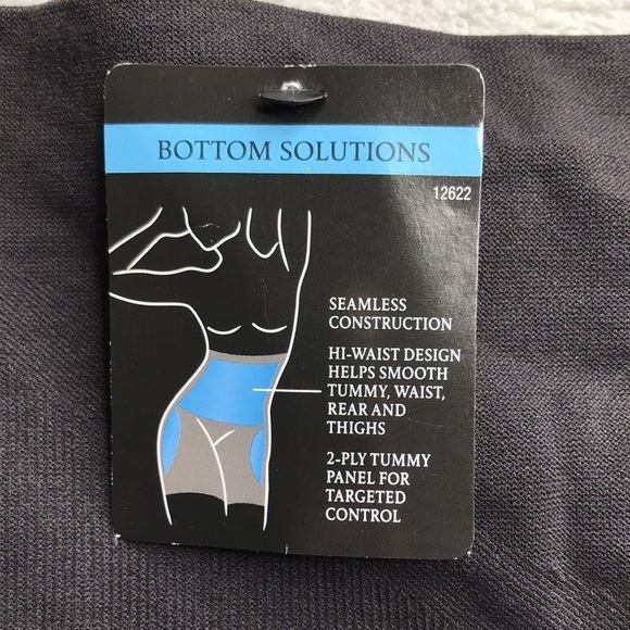 Maidenform Women's Seamless High Waist Thigh Slimmer Black Size L - Picture 3 of 9